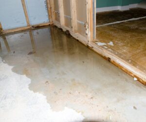 basement floor leak